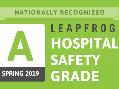 Spring 2019 Leapfrog A Hospital Safety Grade 