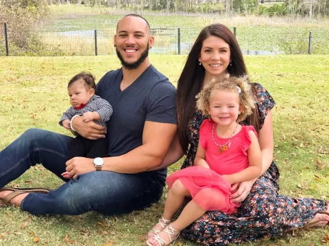 Victoria B and her family