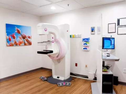 AdventHealth Murray mammography equipment.