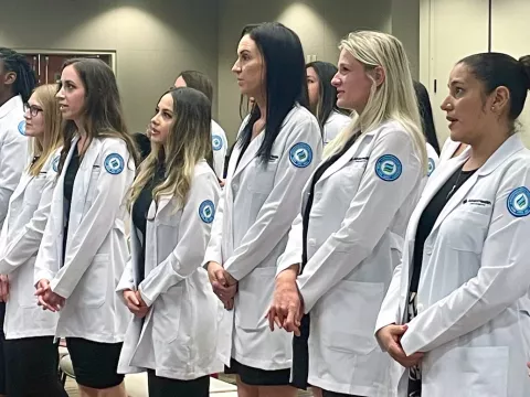 Nurse Practice students at AHU