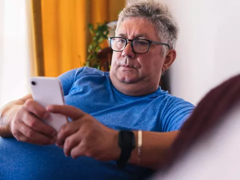 searching on the phone