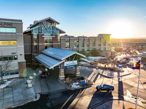 AdventHealth Parker hospital main entrance