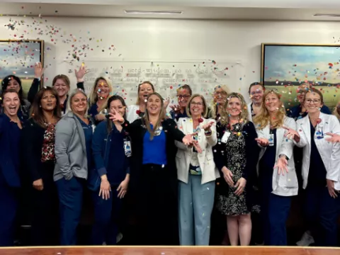 AdventHealth Zephyrhills Team Celebrates Pathway to Excellence designation.