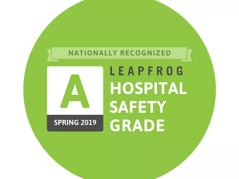 Leapfrog Hospital Safety A Grade for Spring 2019