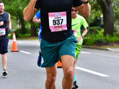 Brandon running