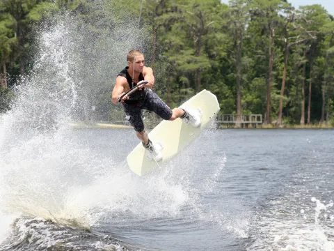 man-wakeboarding