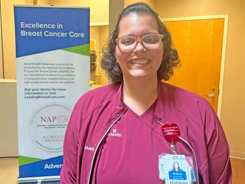 Yordanka Nardoni, AdventHealth Waterman respiratory therapist educator.