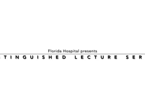 Distinguished Lecture Series
