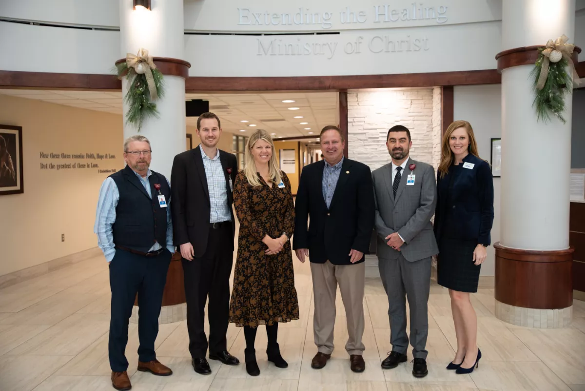 Georgia State Senator Hufstetler visits AdventHealth Gordon