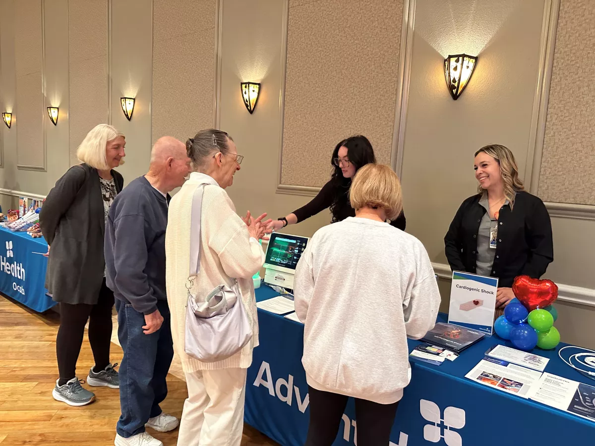 More than 175 community members attended the event to learn about different heart and lung care options available at AdventHealth Ocala