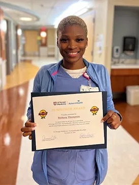 Brittany Thompson, Hinsdale: November 2023 Sunflower Award Recipient 