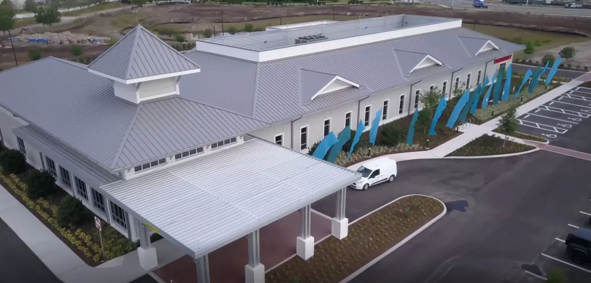 Bird's eye view of Palm Parkway ER