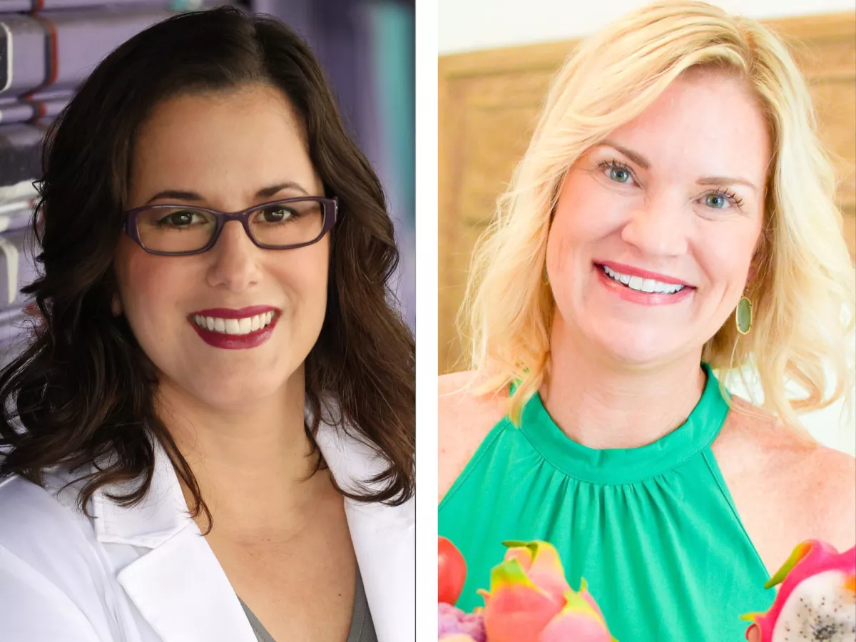 Side by side headshot of Karen Corbin and Allison Harrell