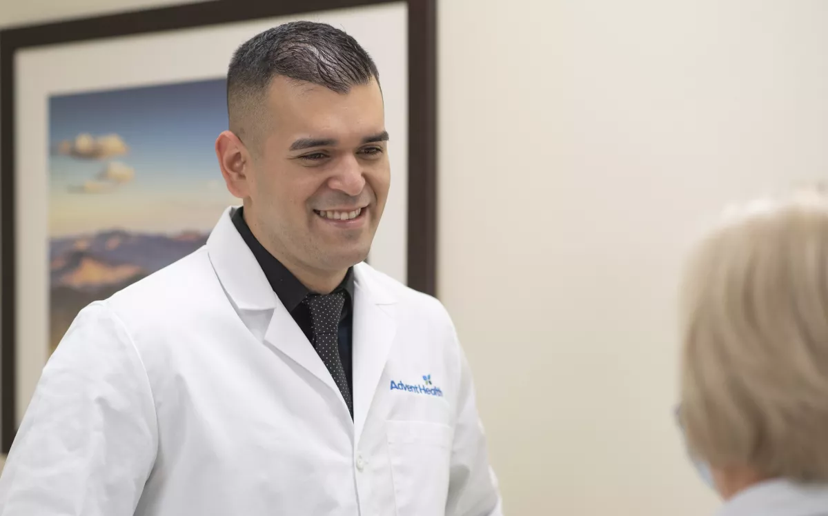 Diego DeHaro with Patient