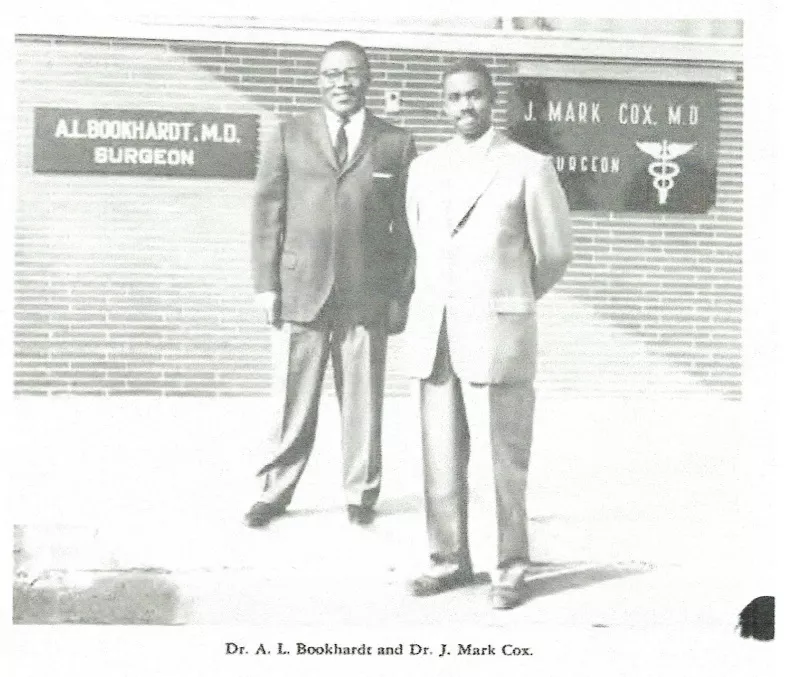 Dr. A. L. Bookhardt and Dr. J. Mark Cox, Dr. P. Phillips Memorial