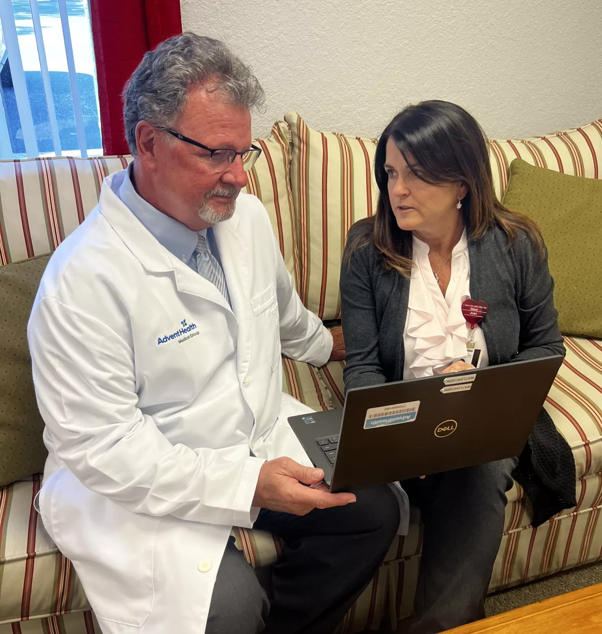 Dr Cook and Practice Manager Kathy Hope