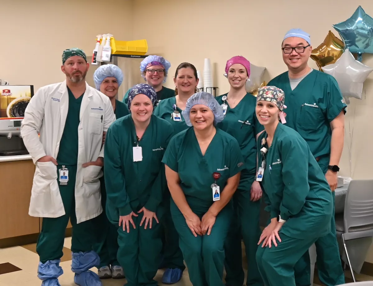 AdventHealth Gordon celebrates 1000 robotic surgeries