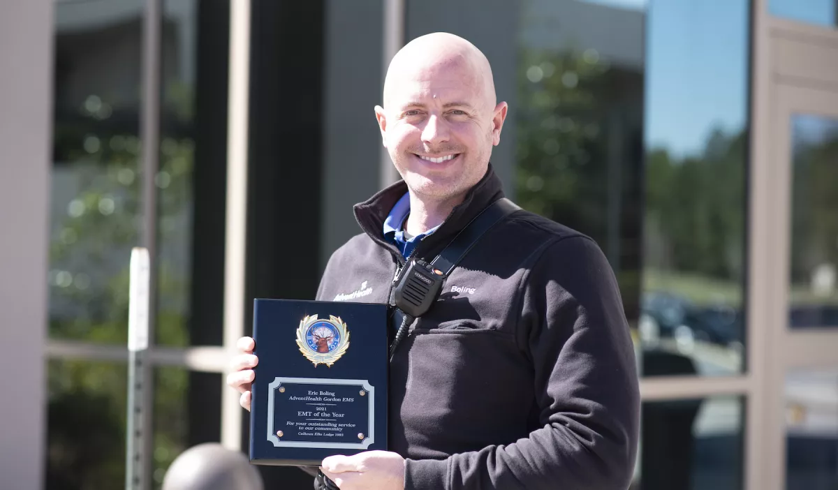 Eric Boling_Elks Club EMT of the Year