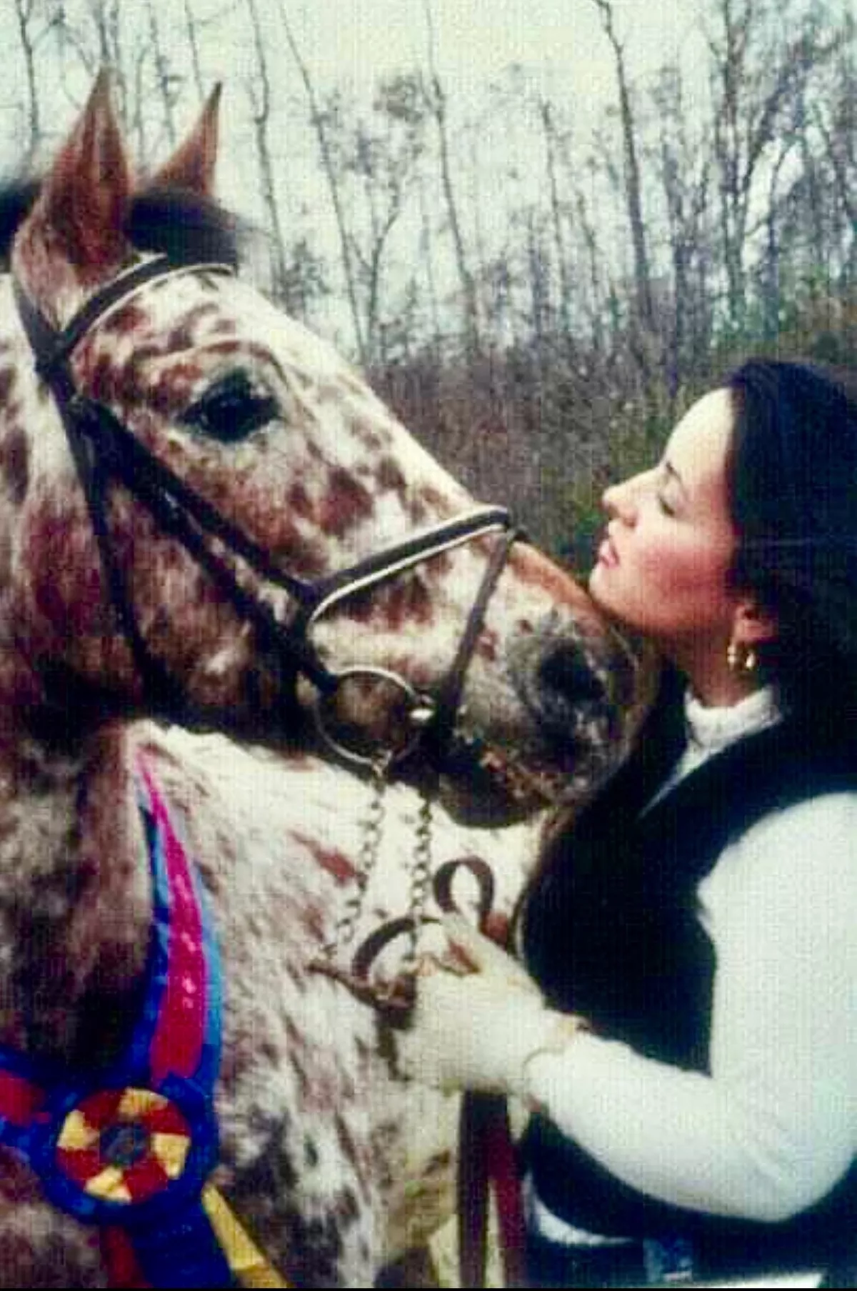 Cianciotto with her first horse, Mr. Mojoe, who she describes as having the heart of a fighting champion. 