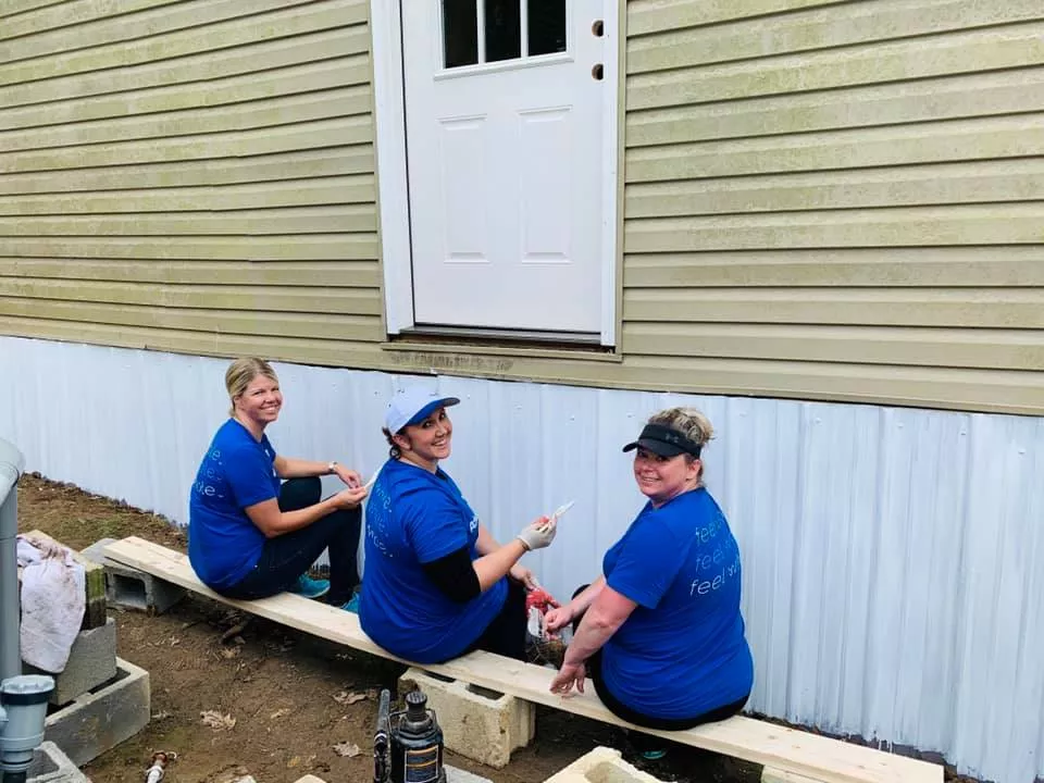 AdventHealth team working on the Healthy Homes project.