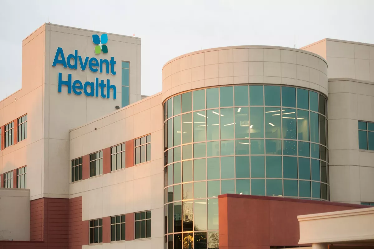 The front side of AdventHealth Gordon Hospital