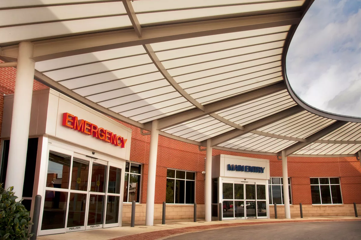 The entrance of AdventHealth Murray