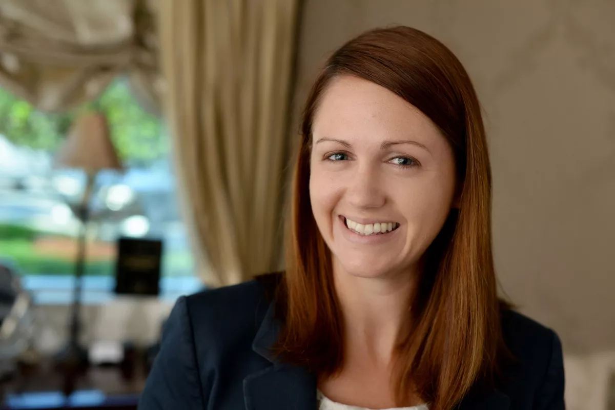 A casual portrait of Jennifer Waderslaben