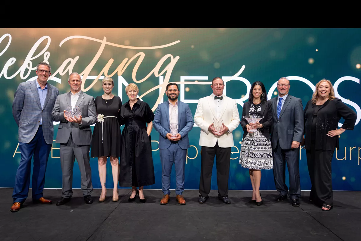 award winners at celebrating generosity