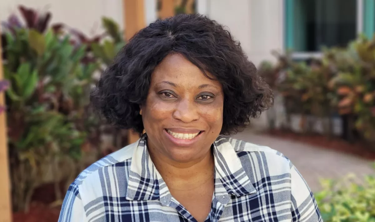 Nurse Joan Akahomen wanted the chance to take care of people the way she was taken care of.