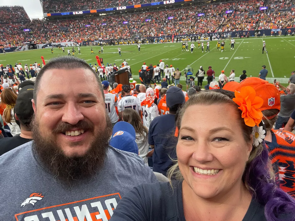 Marie Williams and her husband