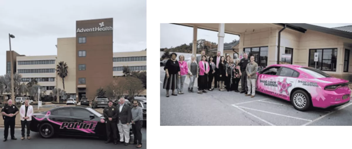 From pink porches to pink newspapers, community events served to highlight the monthlong recognition.