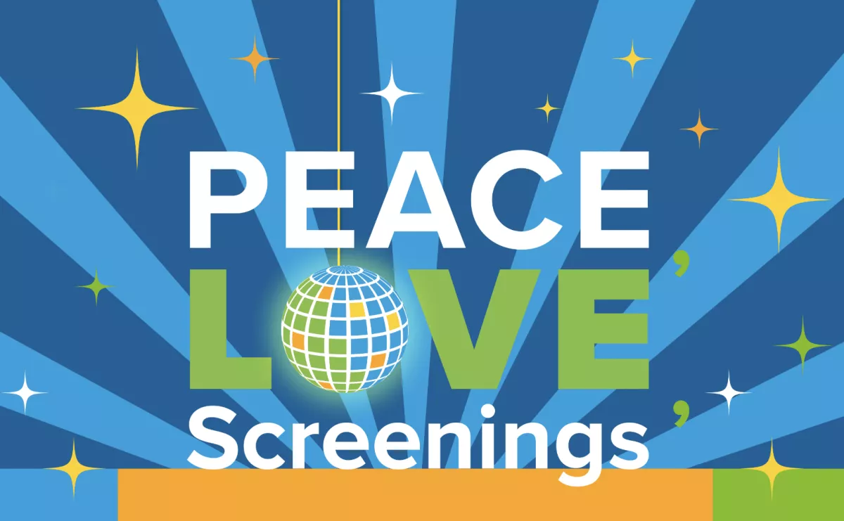 Peace Love Screenings Graphic