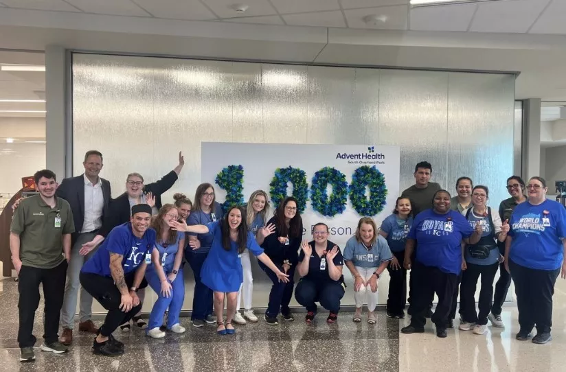 AdventHealth South Overland Park celebrates 1,000 days open.