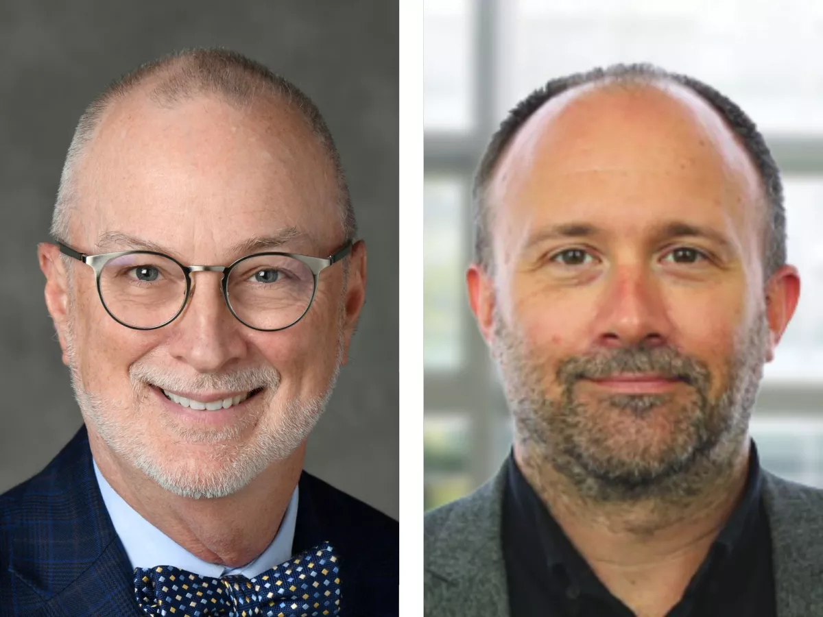 Side by side headshots of Steve Smith and Kirk Erickson