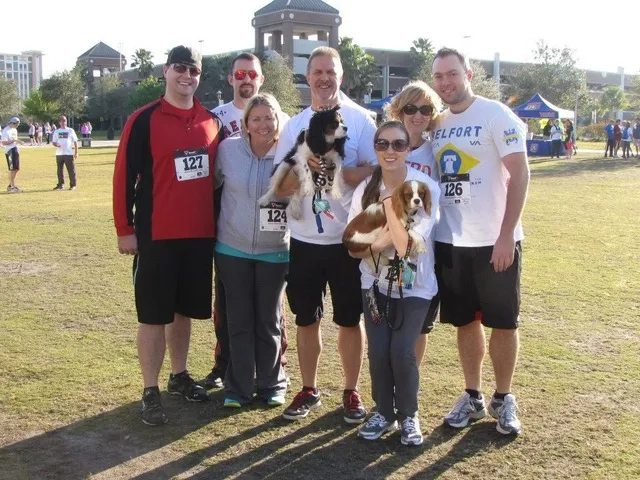 Team Melissa at UCF for the Miles for Hope 5k