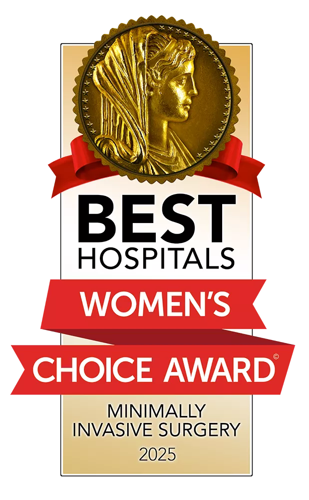 AH Ocala 2025 Womens Choice Award minimally invasive surgery medal