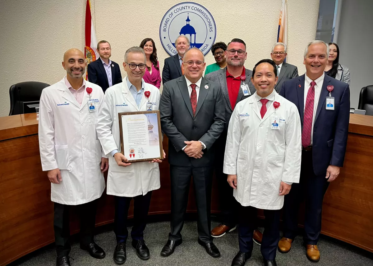 Wear Red Day Proclamation in Hillsborough County