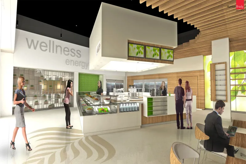 Taneja Center's deli area