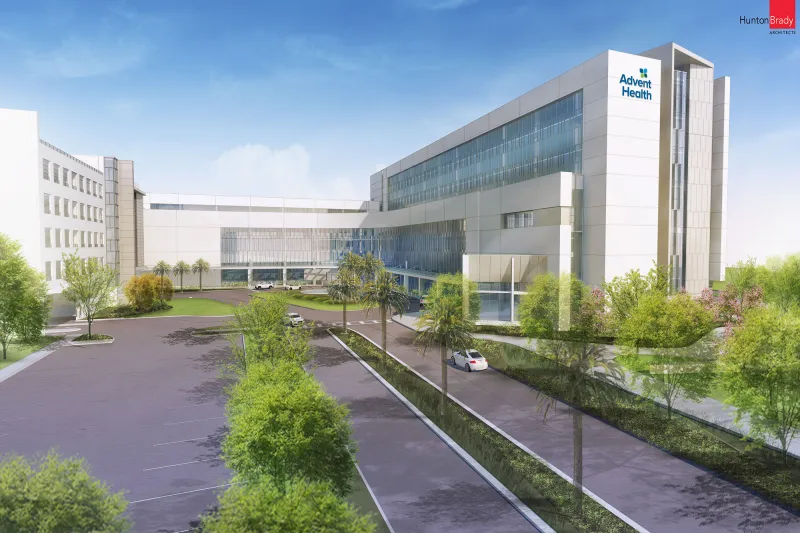 The front view of The Taneja Center