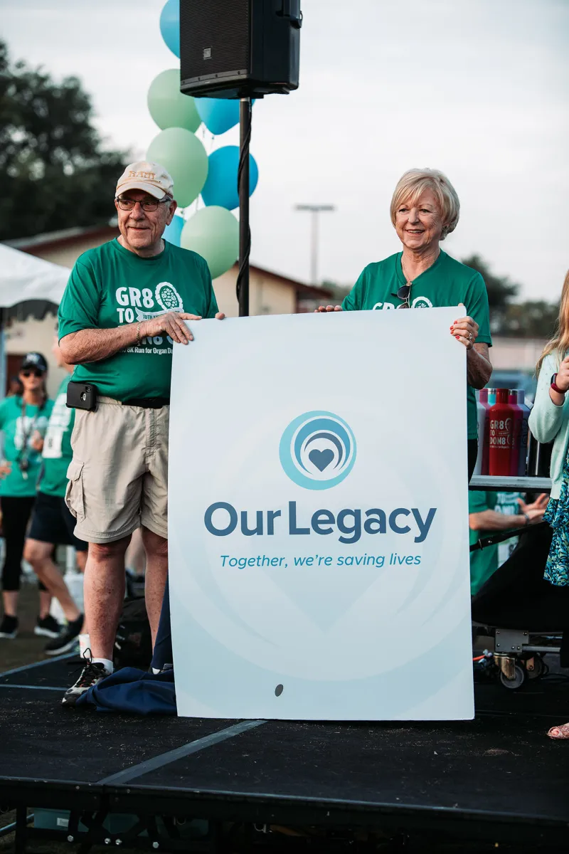 Dr. Metzger and wife at OurLegacy event