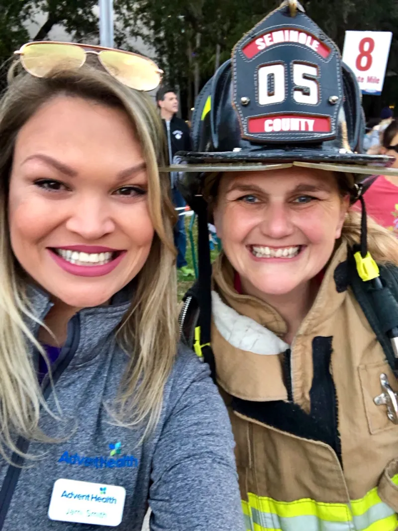 runners at AdventHealth Lady Track Shack 5k
