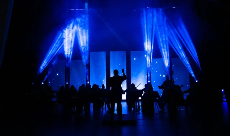 The AdventHealth employee orchestra's requiem performance.