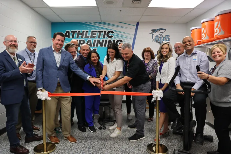 Atlantic High School Training Room