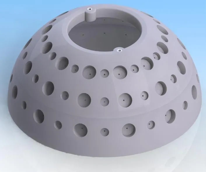 Graphic of the FRS training model dome