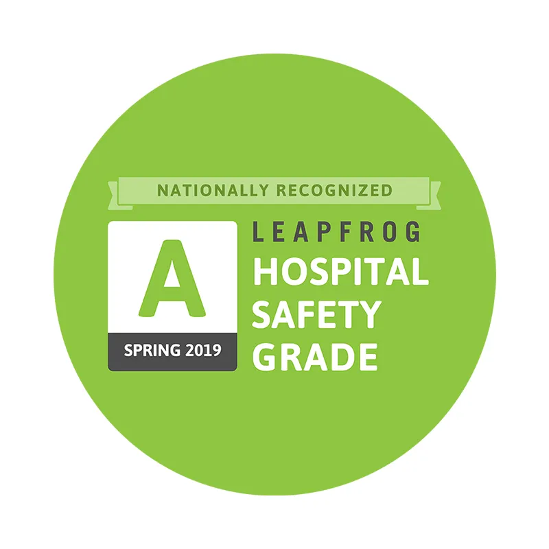 Leapfrog Hospital Safety A Grade for Spring 2019