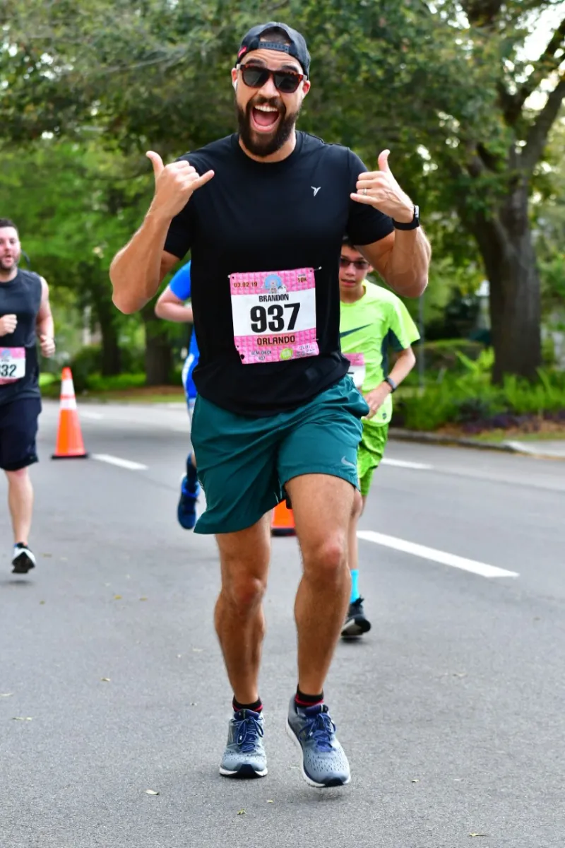 Brandon running