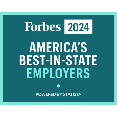 Forbes 2024 America's Best-in-State Employers Award Logo