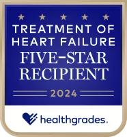 Healthgrades 2024 Treatment of Heart Failure 5-Star